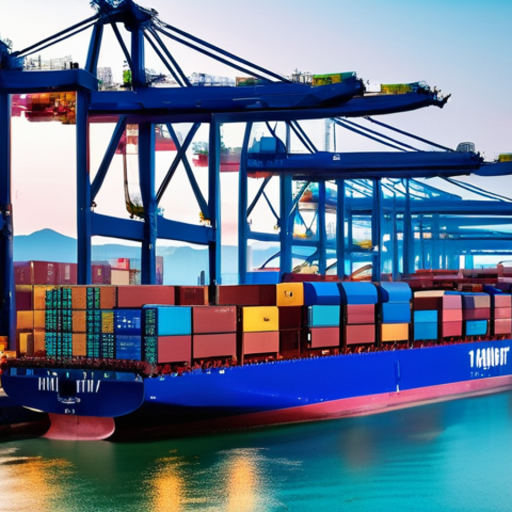 해양 도시 생활의 스마트 기술 활용 - **Prompt 1: Futuristic Vietnamese Smart Port Operations**
    "A wide, cinematic shot of a bustling,...