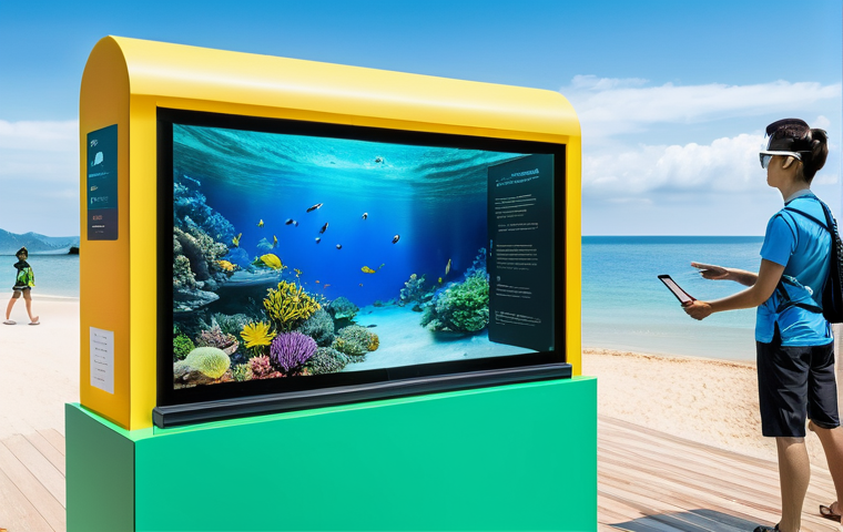 해양 도시 생활의 스마트 기술 활용 - **Prompt 1: Futuristic Vietnamese Smart Port Operations**
    "A wide, cinematic shot of a bustling,...